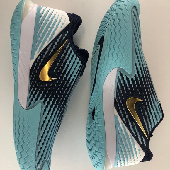 NikeCourt Air Zoom Vapor Cage 4 CD0424-401 Obsidian Gold Tennis NEW - Picture 12 of 13